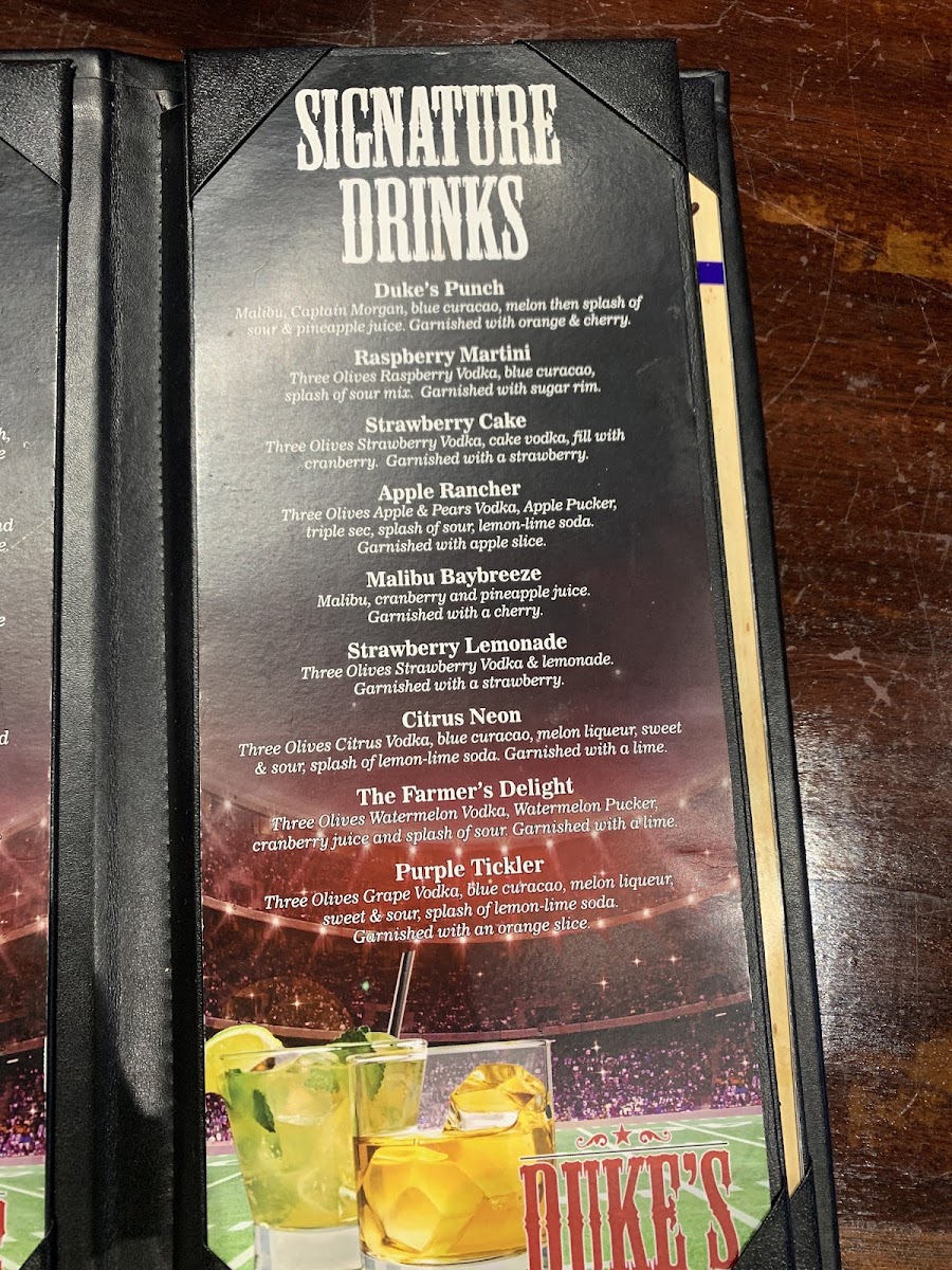Duke's Brewhouse Menu - Image 5